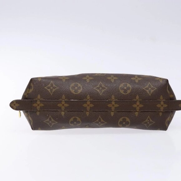LOUIS VUITTON Monogram Trousse Demi Ronde Cosmetic Pouch M47520 LV Auth BA4901 - Picture 6 of 15